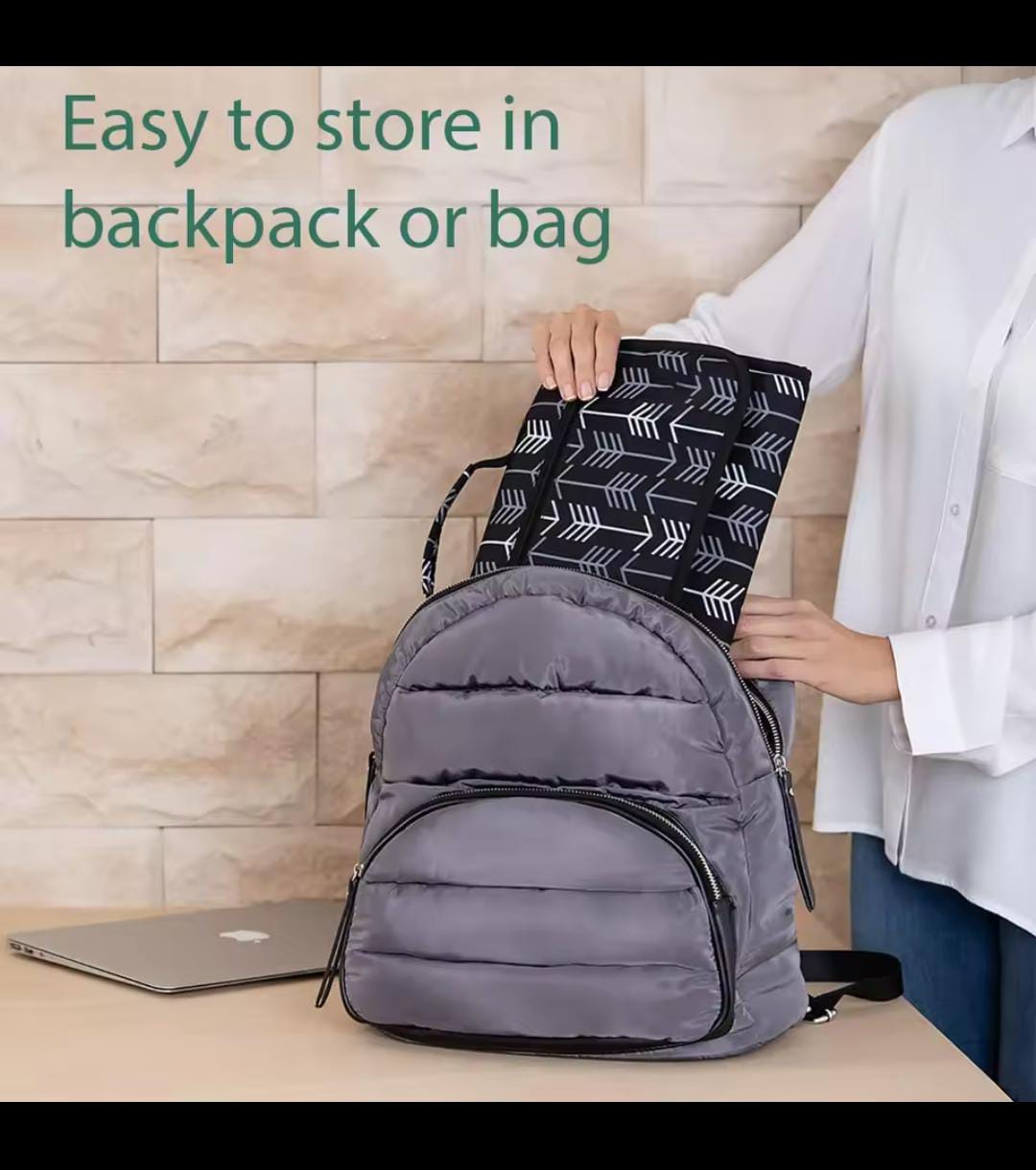Portable Baby Changing Pad – Diaper Mat for Newborns | One-Hand Use & Stroller-Friendly