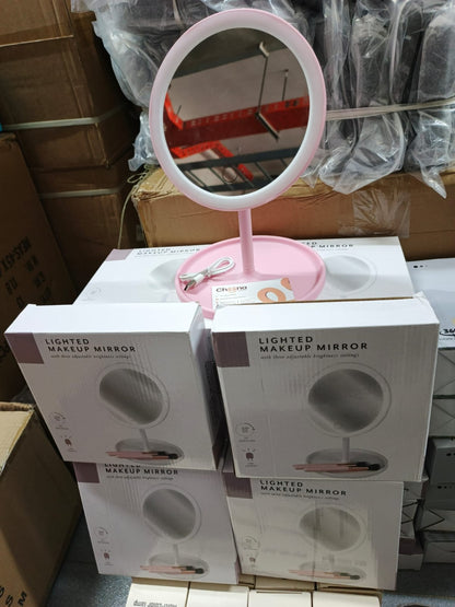 🪞 Z LED Mirror 1-69 – Stylish & Bright | Touch Control ✨ | Perfect for Makeup & Decor 💡