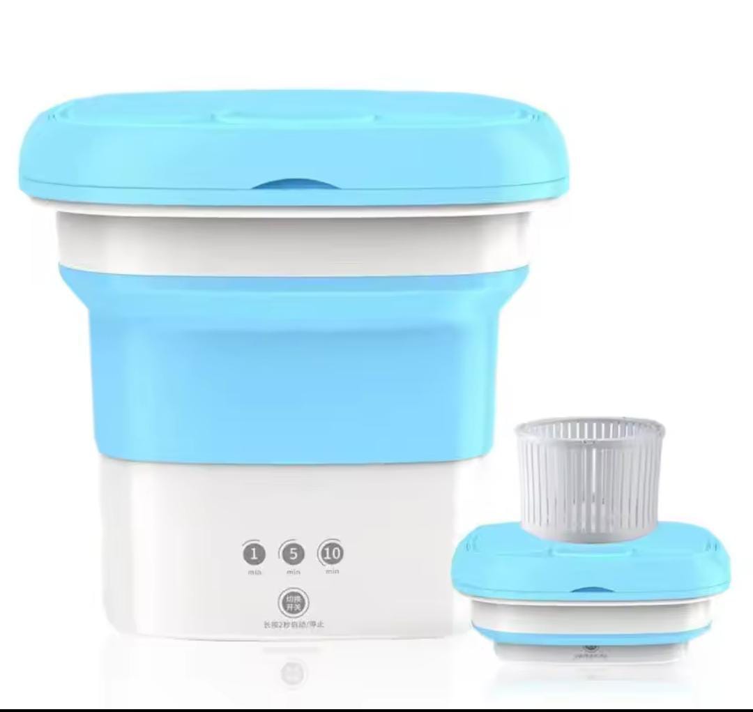 🌀 Foldable Washing Machine – Compact & Ready-to-Use